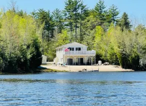 Beautiful, private, lake front, flat, sandy beach. - Image 2