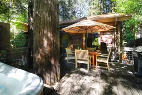 JoHNNY'S Summer Dock & Boats Hot Tub Fireplace - Image 4