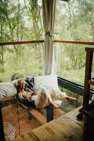 Cabin with Deck, Hammock Area and Forest View - Image 5