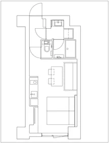 Section L Tsukiji, Deluxe Studio Apartment - Quad. - Image 2