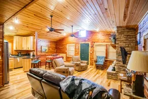 Papa Bear Log Cabin at the Buffalo River - Image 3