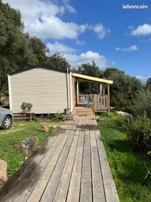 Air-conditioned mobile home facing the Gulf of Valinco 10 minutes from the beach - Image 2