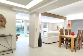 Zen villa with pool, 9 minutes walk from beaches - Image 4