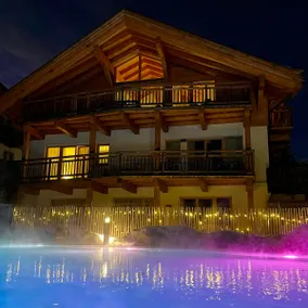 Chalet Bergliebe - Pool view with hotel pool & sauna - Image 2