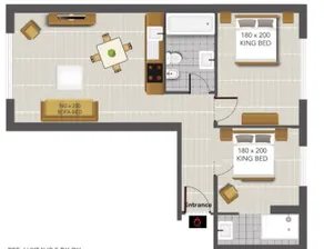 Beautiful 2 bed apartment - Image 2