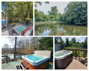 Three A-frame Cabins, a provate Pond, row boats! - Image 2