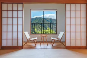 Luxurious hot spring inn with exclusive views of the Sea of Japan/Take a moment to relax on the large tree terrace overlooking the sea - Image 5