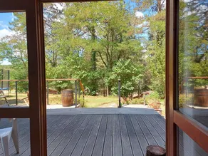 Cottage in the middle of the forest with lake nearby - Image 4