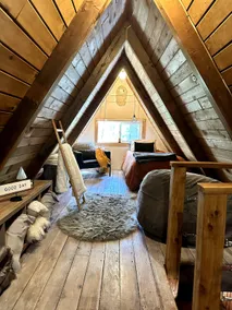 A-Frame Cabin w/hot tub and wood burning fireplace - Image 3