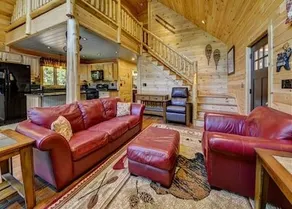 Gorgeous 4BR Log Home Near Storyland & N. Conway. AC, Large Deck, Dog friendly - Image 4