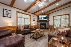 Cozy Lake Escape | Hot Tub | King Bed + Fireplace - Image 2