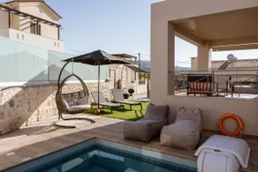 Family Villa Ismini with Private Pool & Stunning Views, near Rethymno and the Beach - Image 3