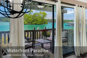 Waterfront Paradise 20 steps from back deck to pool and lake with free Wi-Fi - Image 3