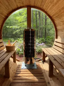 Modern Hot Tub Sauna A-Frame near Whiteface - Image 2