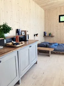 Modern sauna cabin with stunning views - Image 5