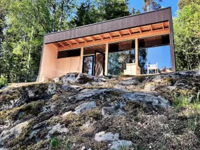 Modern sauna cabin with stunning views - Image 2