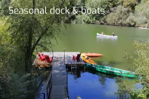 TIRNANoG Summer Dock & Boats Hot Tub Gas Firepit - Image 2