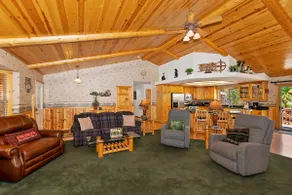 Teakwood Cozy Wood Cabin with Fireplace - Image 4
