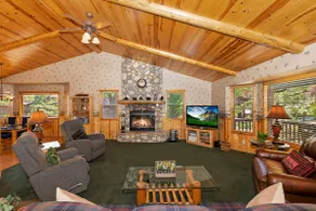 Teakwood Cozy Wood Cabin with Fireplace - Image 2