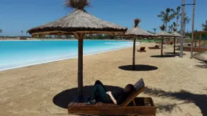 A great atmosphere on the beach, with a lagoon, in Pilar - Image 2