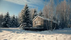 Hand made Off Grid forest Cabin Luna - Image 2