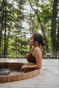Panoramic views, cedar hot tub, woodstove, firepit - Image 4