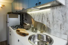 deluxe bungalow kitchen and pool - Image 5