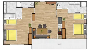 Superior apartement with sunny balcony - Image 4