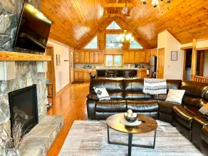 You and Me on the Dock: Log Cabin on Lake Gaston - Image 3