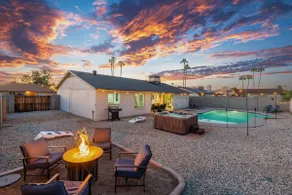 Cozy 3BR Stadium Oasis! Pool + Hot Tub + Fire Pit - Image 2