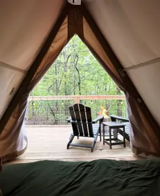 G-4 Glamp in Bohamia - 268 acre forest retreat - Image 3