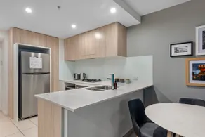 Luxe 1BR Apt w/ River Views, Parking, Study & Pool - Image 3