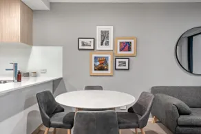 Luxe 1BR Apt w/ River Views, Parking, Study & Pool - Image 4