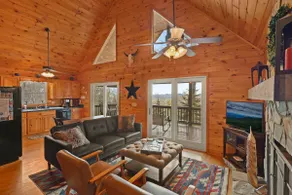'Knotty By Nature' Cozy Cabin w/ View and Hot Tub - Image 3