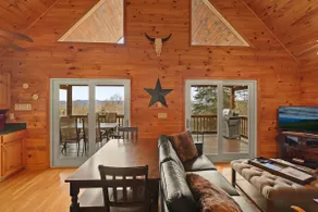'Knotty By Nature' Cozy Cabin w/ View and Hot Tub - Image 5