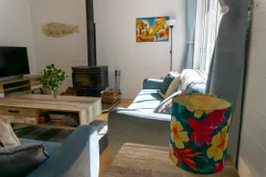 CAST-AWAY BEACH HOUSE 1 min til stranden. Stort privat dæk, familie- og hundevenligt - Image 5