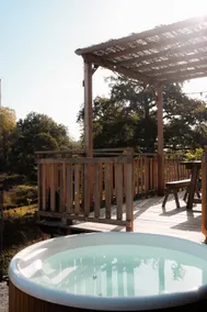 Pondside cabin and Nordic bath - Image 4
