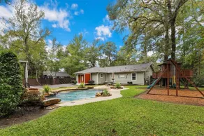 The Woodlands Poolside Retreat w/ Backyard Playset - Image 5