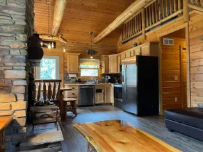 Little Valley private log cabin in the woods by Lake Petenwell - Image 4