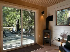 Sky Hütte: Nordic cabin with cedar barrel hot tub - Image 3