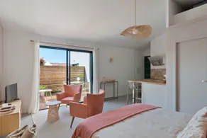 Studio Cocon Enea Bidart, terrasse et parking - Image 2
