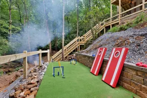 Blue Ridge Cabin/Basketball-Putting Green - Creek - Image 2