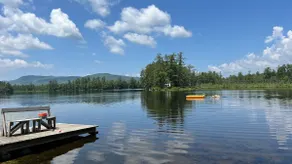 Cozy Lake Cabin Hike Kayak Fish XLFirePit White MT - Image 4