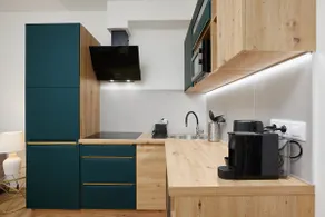 Modern 1-BR Near Center | Living + Bedroom - Image 3