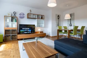 Central, Quiet, Modern - Balcony with Stadium View - Image 2
