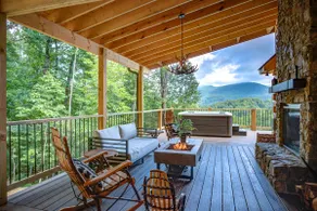 Luxury Log Cabin | Amazing Views! Hot Tub + Lake - Image 4