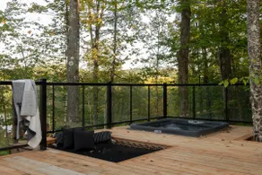 Chalet with Cliff Panoramic Dome Sauna - Rockhaus - Image 2