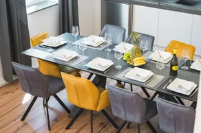 Golden Home with Barbecue, Yoga, Football Table - Image 2
