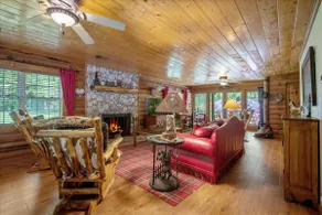 Cowboy Cabin - Creekside Firepit, Pool Table, Games + Large Screened-In Porch - Image 2