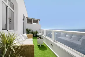 Beachfront Seaview Oasis - Private Terrace & Panoramic Ocean Views - Image 2